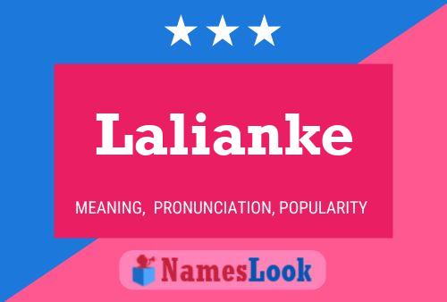 Lalianke Namensposter