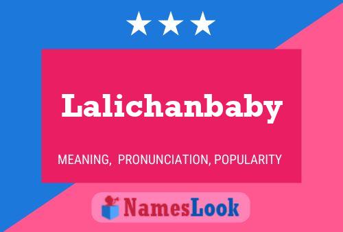 Lalichanbaby Namensposter