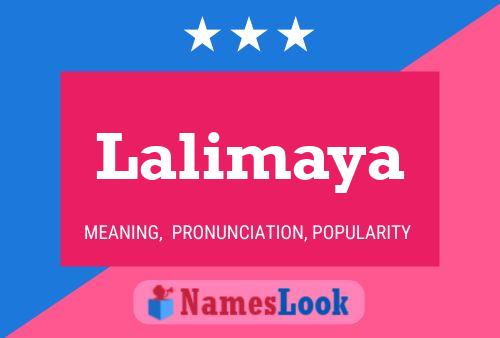 Lalimaya Namensposter