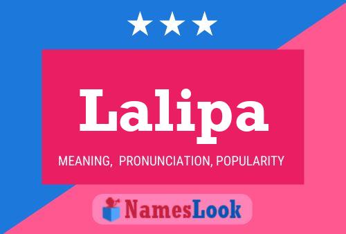 Lalipa Namensposter