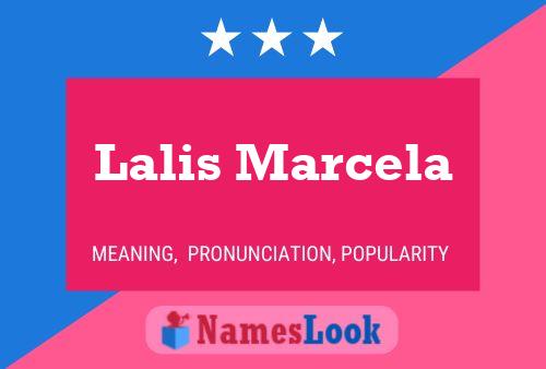 Lalis Marcela Namensposter