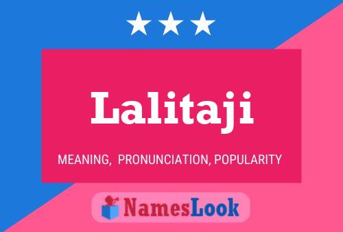 Lalitaji Namensposter