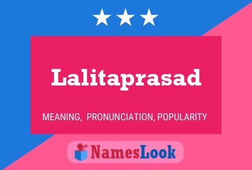 Lalitaprasad Namensposter