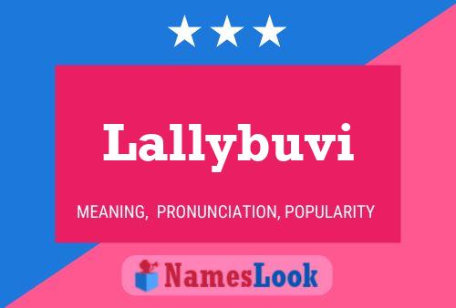 Lallybuvi Namensposter