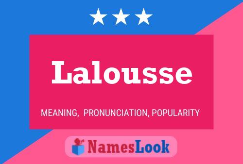 Lalousse Namensposter