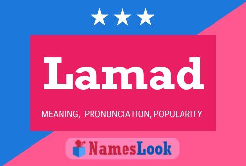 Lamad Namensposter