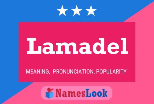 Lamadel Namensposter