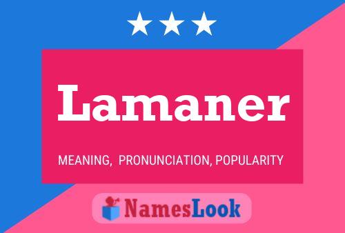 Lamaner Namensposter