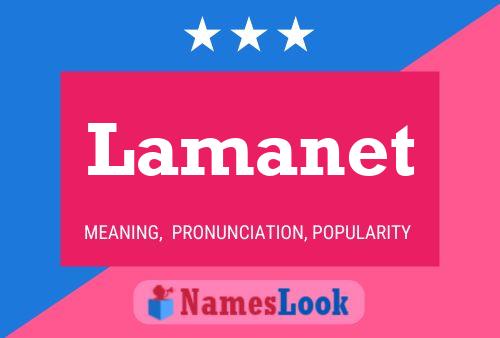 Lamanet Namensposter