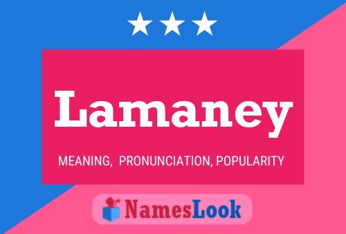 Lamaney Namensposter