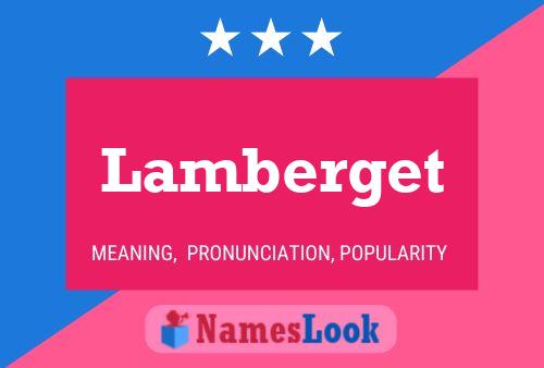 Lamberget Namensposter