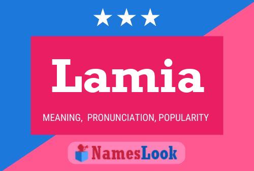 Lamia Namensposter