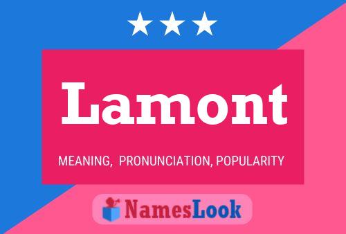 Lamont Namensposter