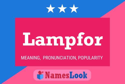 Lampfor Namensposter