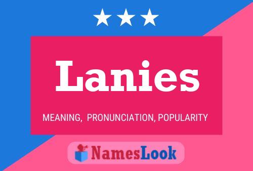 Lanies Namensposter