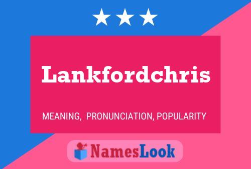 Lankfordchris Namensposter