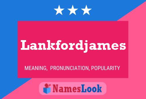 Lankfordjames Namensposter