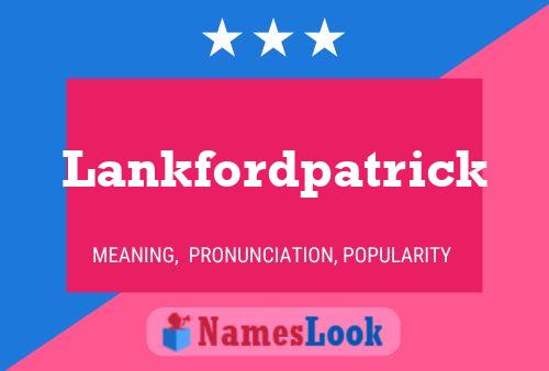 Lankfordpatrick Namensposter