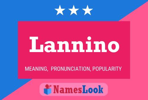 Lannino Namensposter