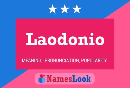 Laodonio Namensposter