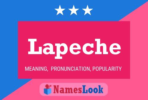 Lapeche Namensposter