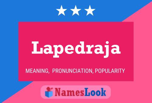 Lapedraja Namensposter