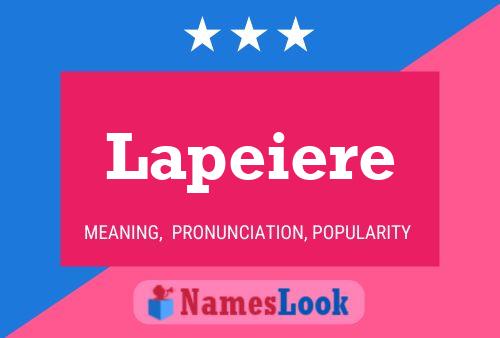 Lapeiere Namensposter