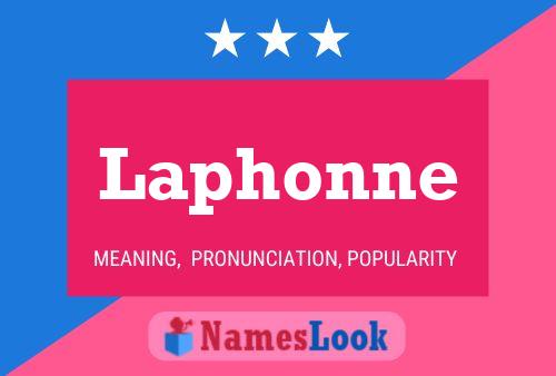 Laphonne Namensposter