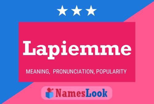 Lapiemme Namensposter