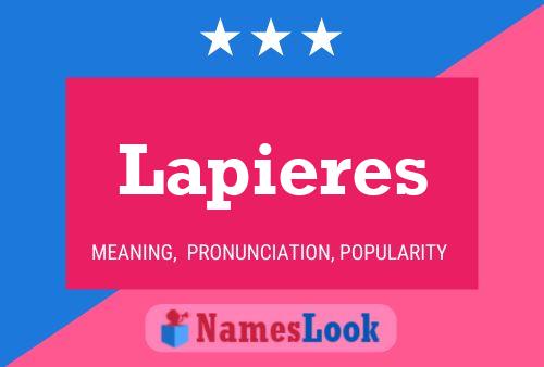 Lapieres Namensposter