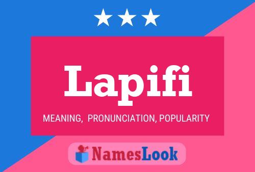 Lapifi Namensposter