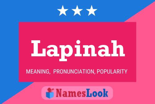 Lapinah Namensposter