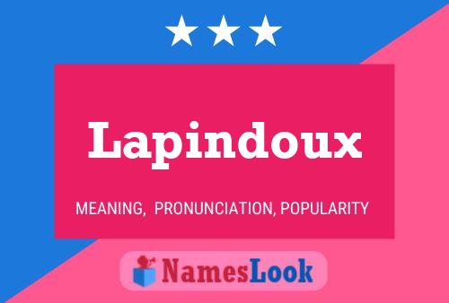 Lapindoux Namensposter