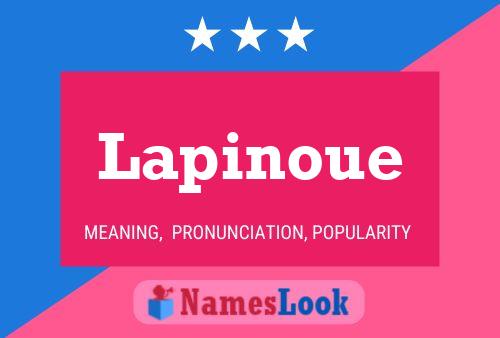 Lapinoue Namensposter