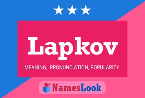 Lapkov Namensposter