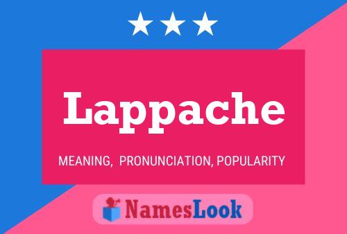 Lappache Namensposter