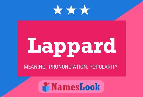 Lappard Namensposter