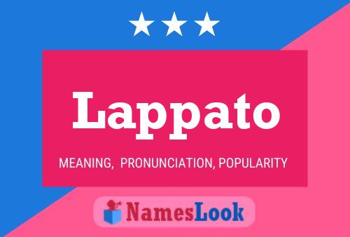 Lappato Namensposter