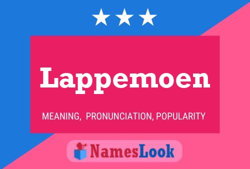 Lappemoen Namensposter