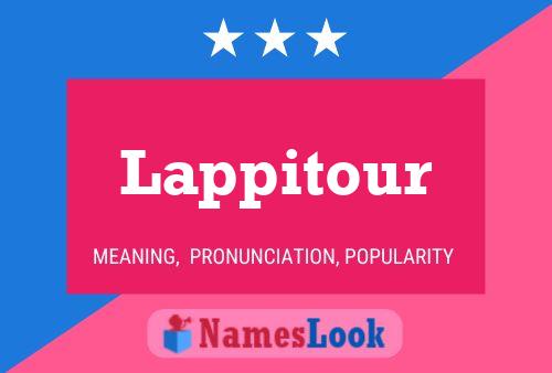 Lappitour Namensposter