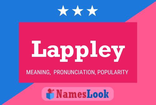 Lappley Namensposter