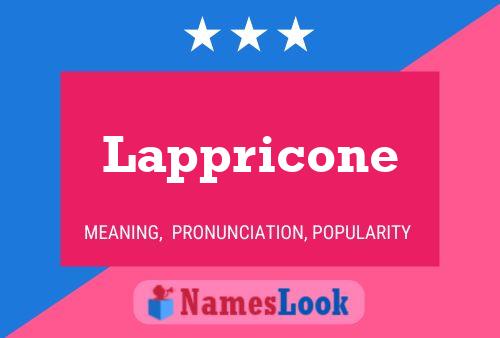 Lappricone Namensposter