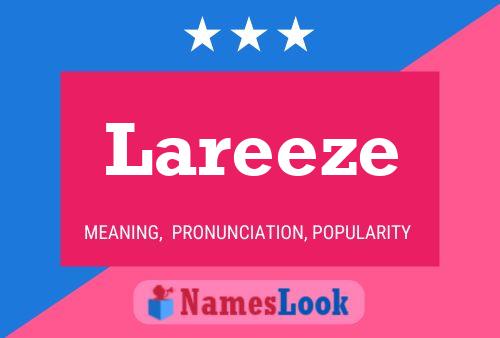 Lareeze Namensposter