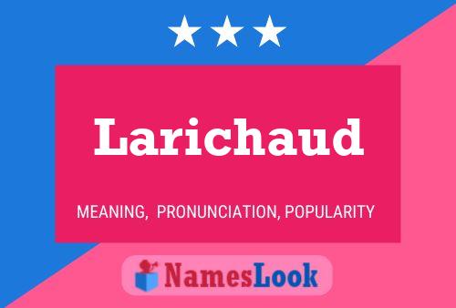 Larichaud Namensposter