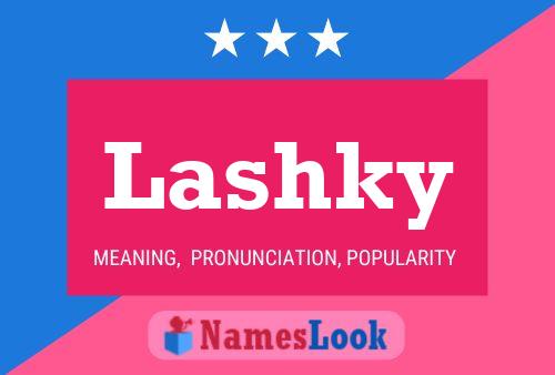 Lashky Namensposter