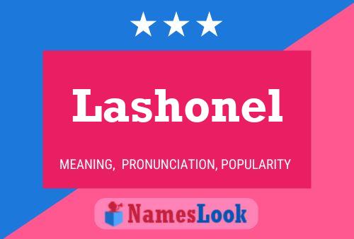 Lashonel Namensposter