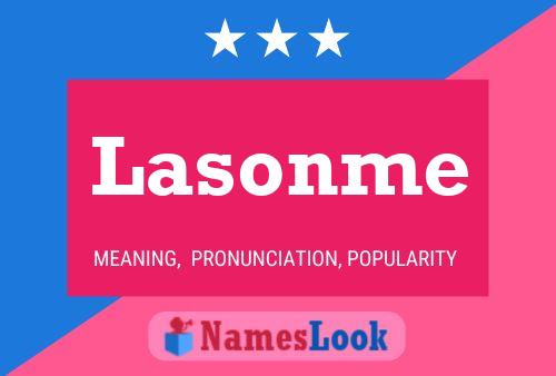 Lasonme Namensposter