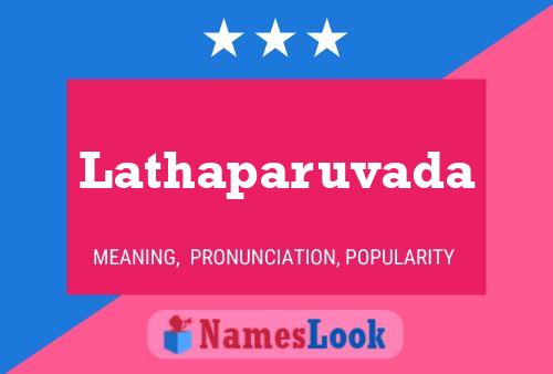 Lathaparuvada Namensposter