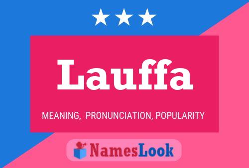 Lauffa Namensposter