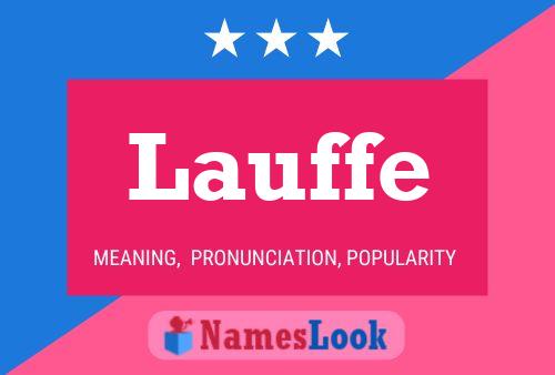 Lauffe Namensposter